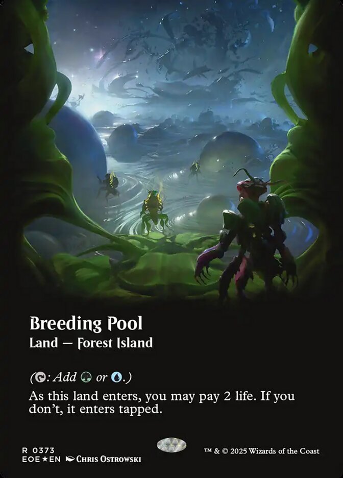 Breeding Pool 373 (Edge of Eternities)  - Borderless Galaxy Foil