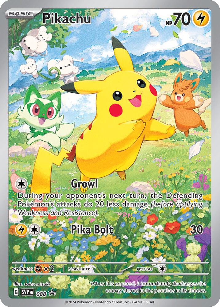 Pikachu 088 (SV: Scarlet & Violet Promo Cards)  - Holofoil
