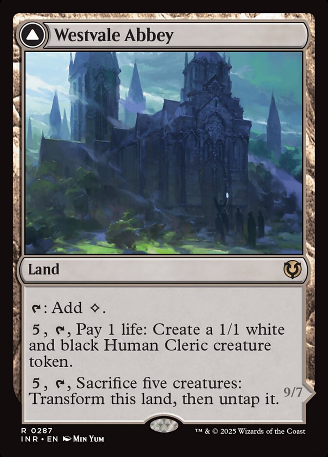 Westvale Abbey // Ormendahl, Profane Prince 287/287 (Innistrad Remastered)  - Foil