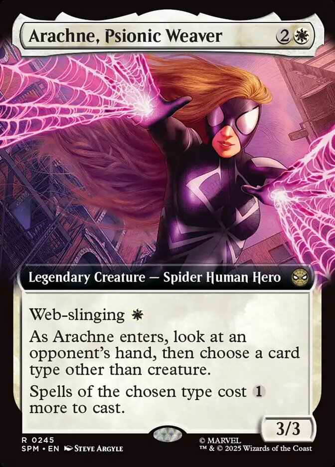 Arachne, Psionic Weaver 245/198 (Marvel's Spider-Man)  - Extended Art