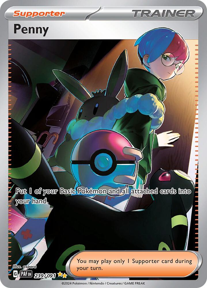 Penny 239/091 (SV: Paldean Fates)  - Holofoil