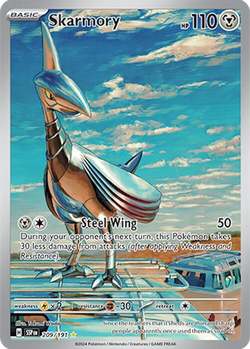 Skarmory 209/191 (SV08: Surging Sparks)  - Holofoil