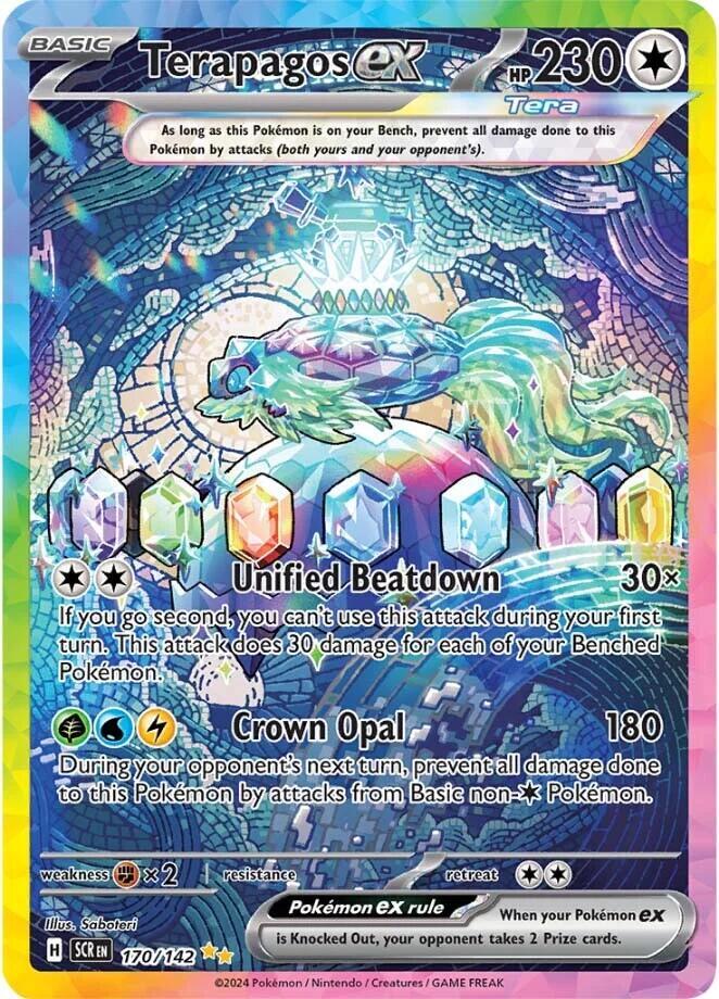 Terapagos ex 170/142 (SV07: Stellar Crown)  - Holofoil