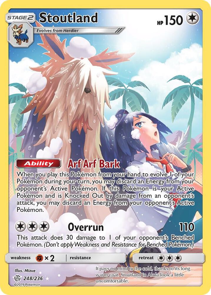 Stoutland Secret 248/236 (SM - Cosmic Eclipse)  - Holofoil