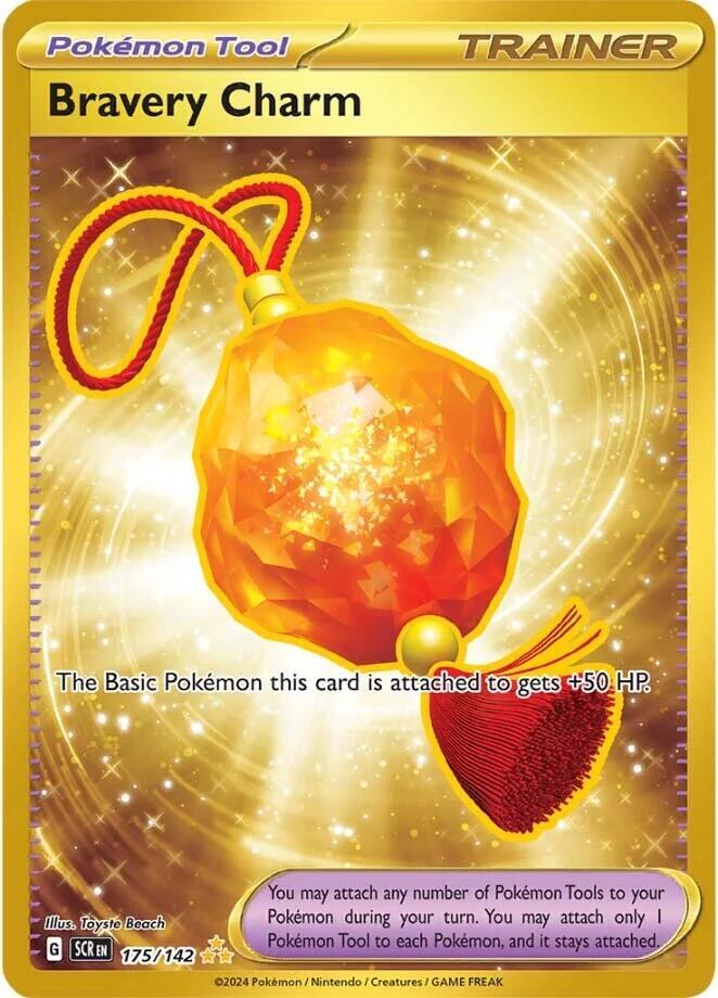 Bravery Charm 175/142 (SV07: Stellar Crown)  - Holofoil