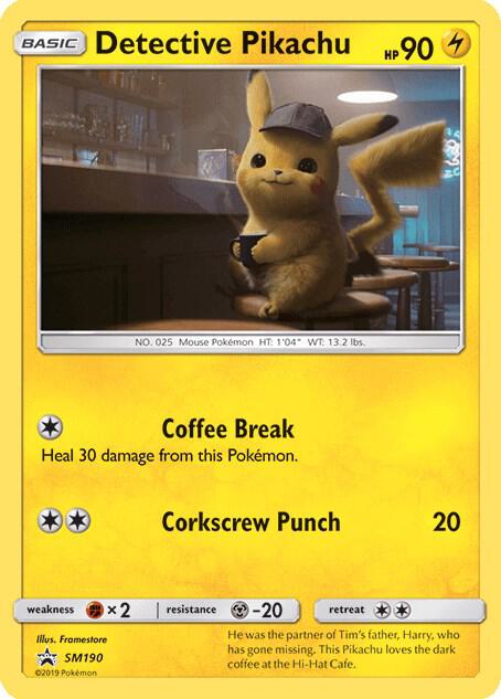 Detective Pikachu SM190 (SM Promos)  - Holofoil