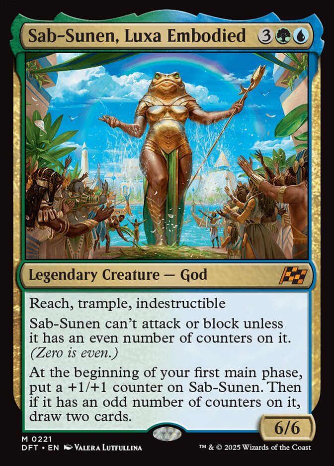 Sab-Sunen, Luxa Embodied 221/291 (Aetherdrift) 