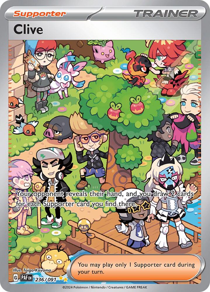 Clive 236/091 (SV: Paldean Fates)  - Holofoil