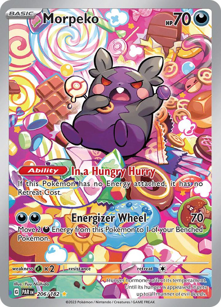 Morpeko 206/182 (SV04: Paradox Rift)  - Holofoil