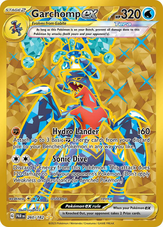 Garchomp ex 260/182 (SV04: Paradox Rift)  - Holofoil