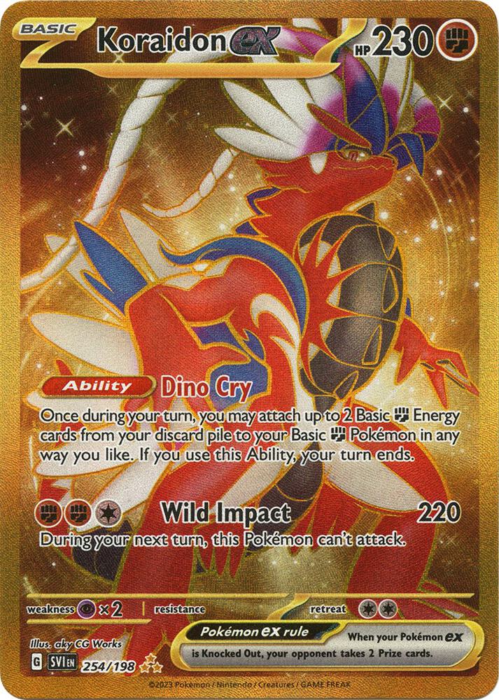 Koraidon ex 254/198 (SV01: Scarlet & Violet Base Set)  - Holofoil
