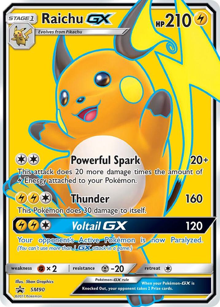 Raichu GX SM90 (SM Promos)  - Holofoil