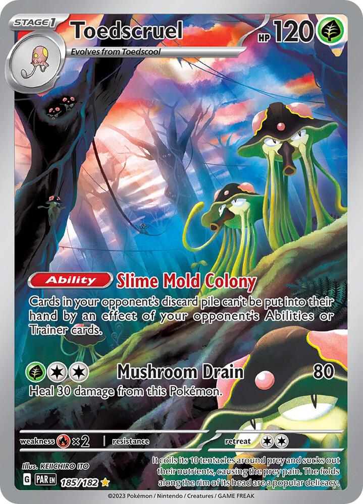 Toedscruel 185/182 (SV04: Paradox Rift)  - Holofoil