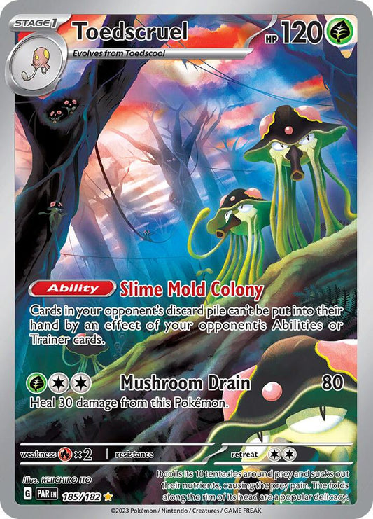 Toedscruel 185/182 (SV04: Paradox Rift)  - Holofoil