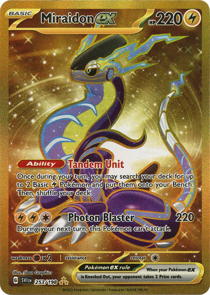 Miraidon ex 253/198 (SV01: Scarlet & Violet Base Set)  - Holofoil