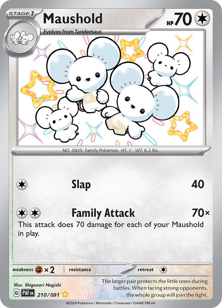 Maushold 210/091 (SV: Paldean Fates)  - Holofoil