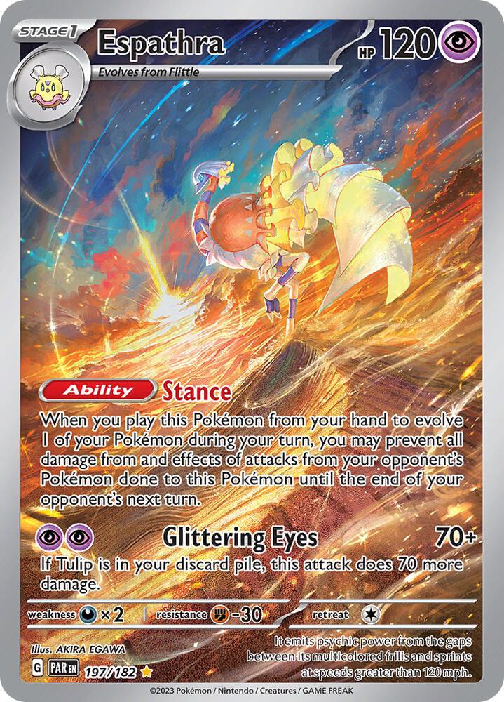 Espathra 197/182 (SV04: Paradox Rift)  - Holofoil