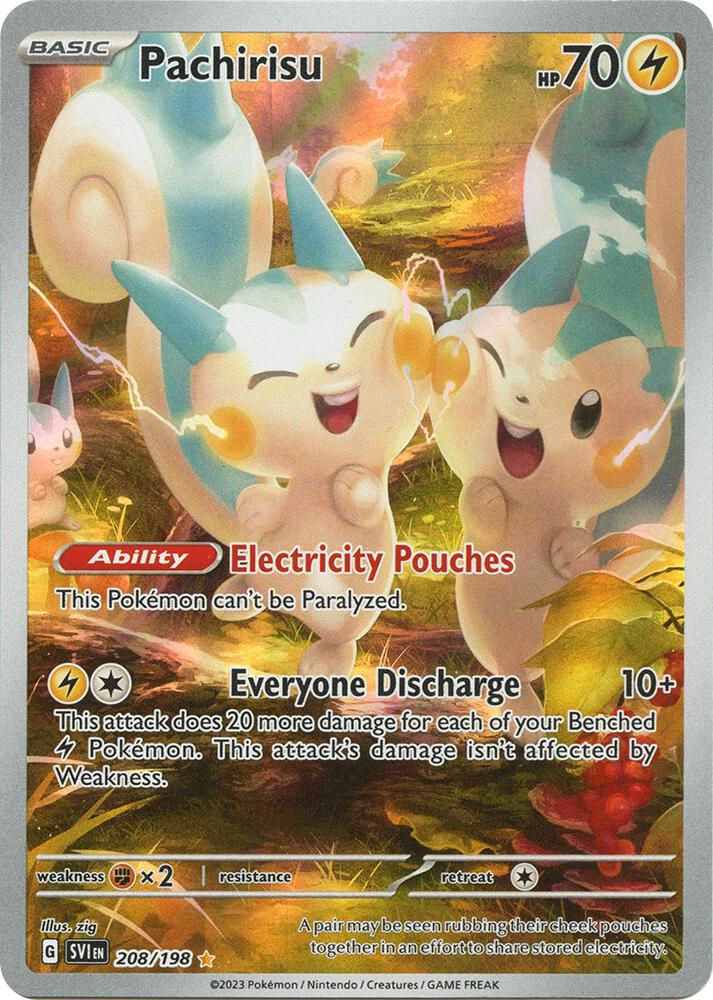 Pachirisu 208/198 (SV01: Scarlet & Violet Base Set)  - Holofoil