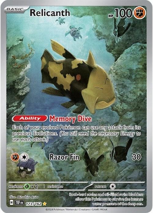 Relicanth 173/162 (SV05: Temporal Forces)  - Holofoil
