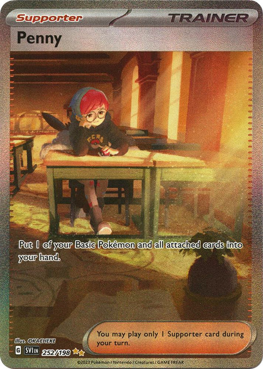 Penny 252/198 (SV01: Scarlet & Violet Base Set)  - Holofoil