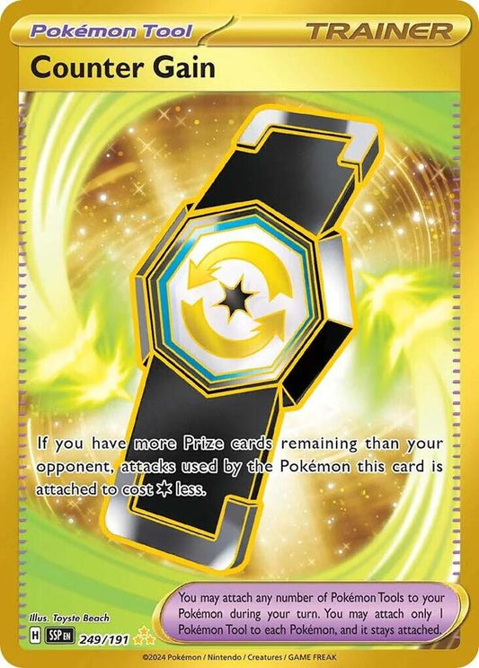 Counter Gain 249/191 (SV08: Surging Sparks)  - Holofoil