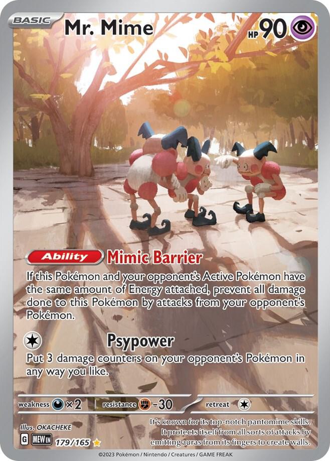 Mr. Mime 179/165 (SV: Scarlet & Violet 151)  - Holofoil