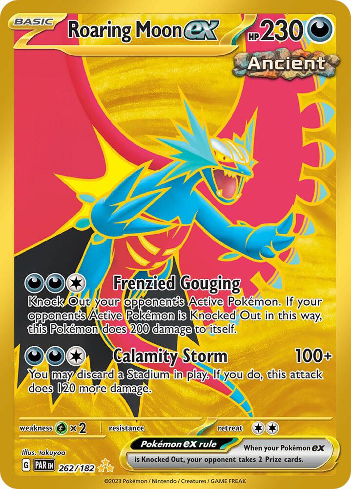 Roaring Moon ex 262/182 (SV04: Paradox Rift)  - Holofoil