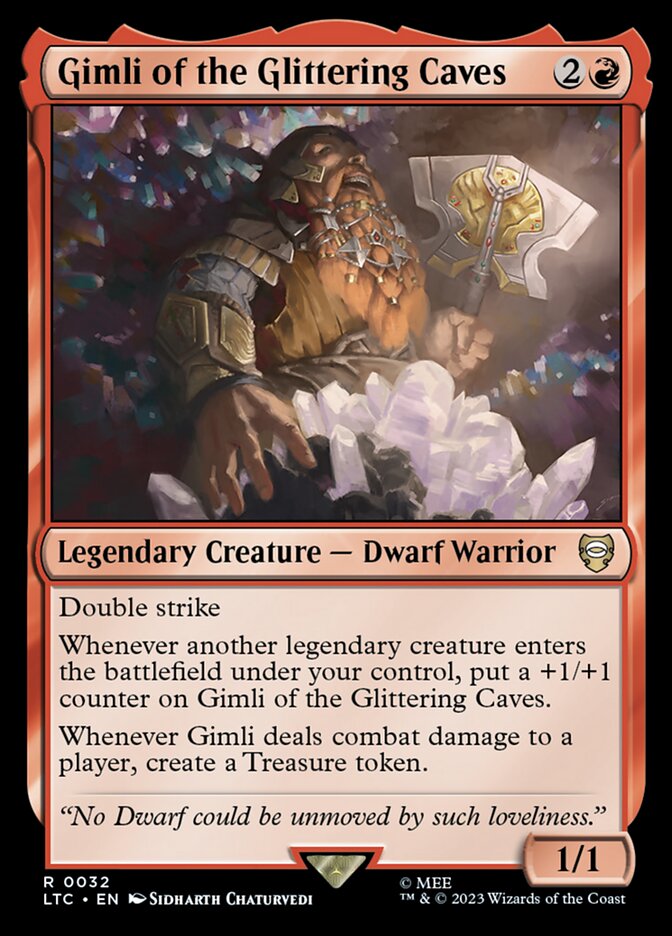 Gimli of the Glittering Caves 32 (Commander: The Lord of the Rings: Tales of Middle-earth) 