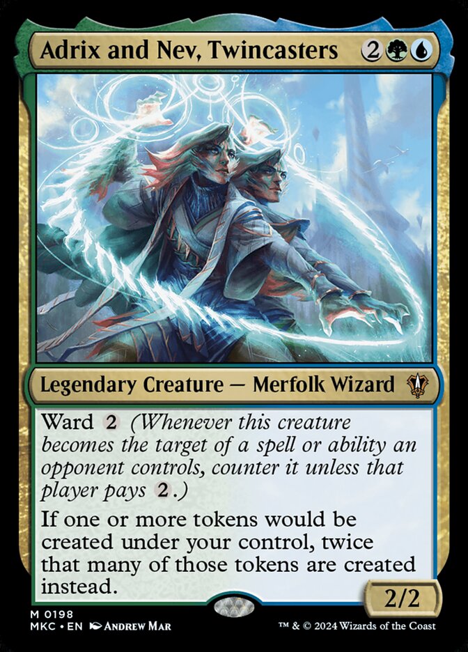 Adrix and Nev, Twincasters 198 (Commander: Murders at Karlov Manor) 