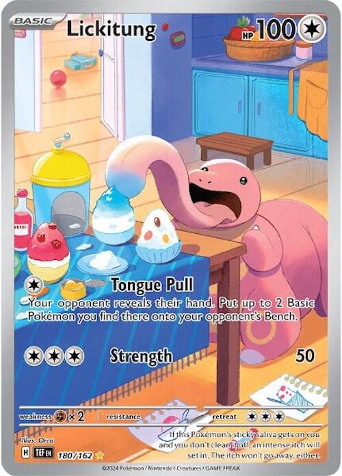 Lickitung 180/162 (SV05: Temporal Forces)  - Holofoil