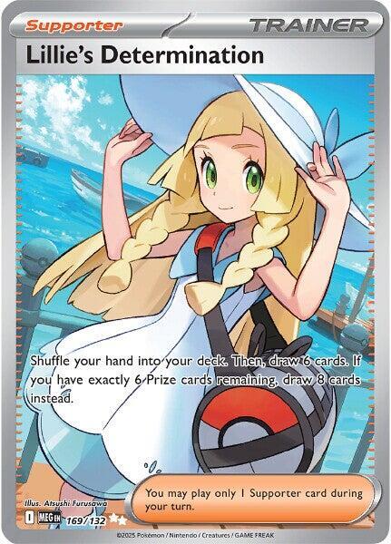 Lillie's Determination 169/132 (ME01: Mega Evolution)  - Holofoil