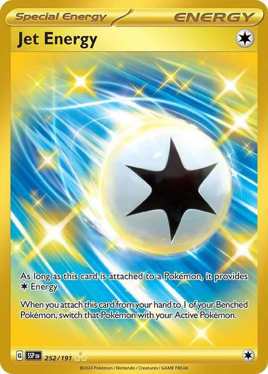 Jet Energy 252/191 (SV08: Surging Sparks)  - Holofoil