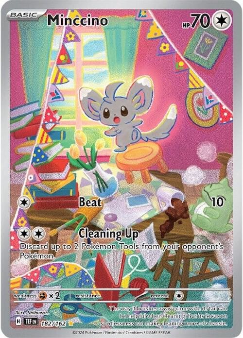 Minccino 182/162 (SV05: Temporal Forces)  - Holofoil