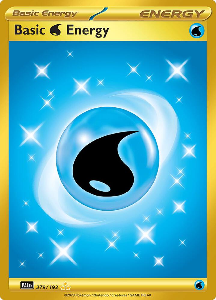Basic Water Energy 279/193 (SV02: Paldea Evolved)  - Holofoil