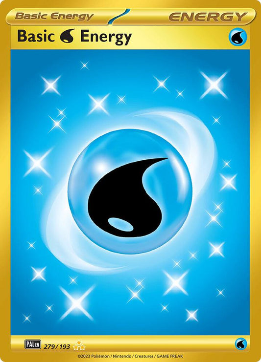 Basic Water Energy 279/193 (SV02: Paldea Evolved)  - Holofoil
