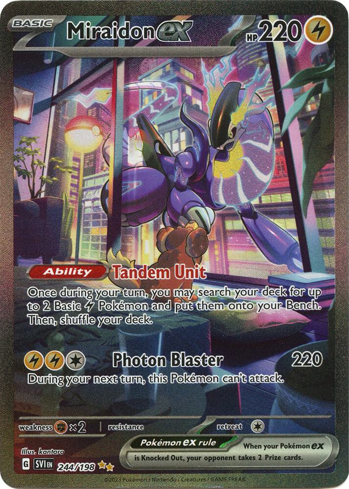Miraidon ex 244/198 (SV01: Scarlet & Violet Base Set)  - Holofoil