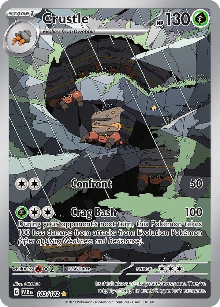 Crustle 183/182 (SV04: Paradox Rift)  - Holofoil
