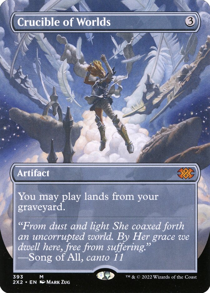 Crucible of Worlds Borderless 393 (Double Masters 2022) 