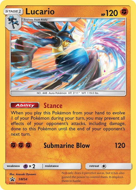 Lucario SM54 (SM Promos)  - Holofoil
