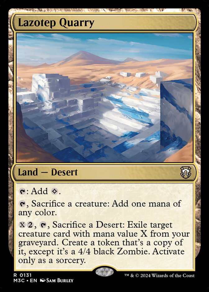 Lazotep Quarry 131 (Commander: Modern Horizons 3) 