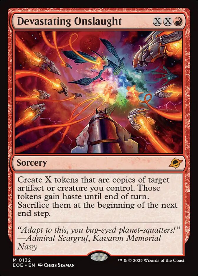 Devastating Onslaught 132 (Edge of Eternities) 