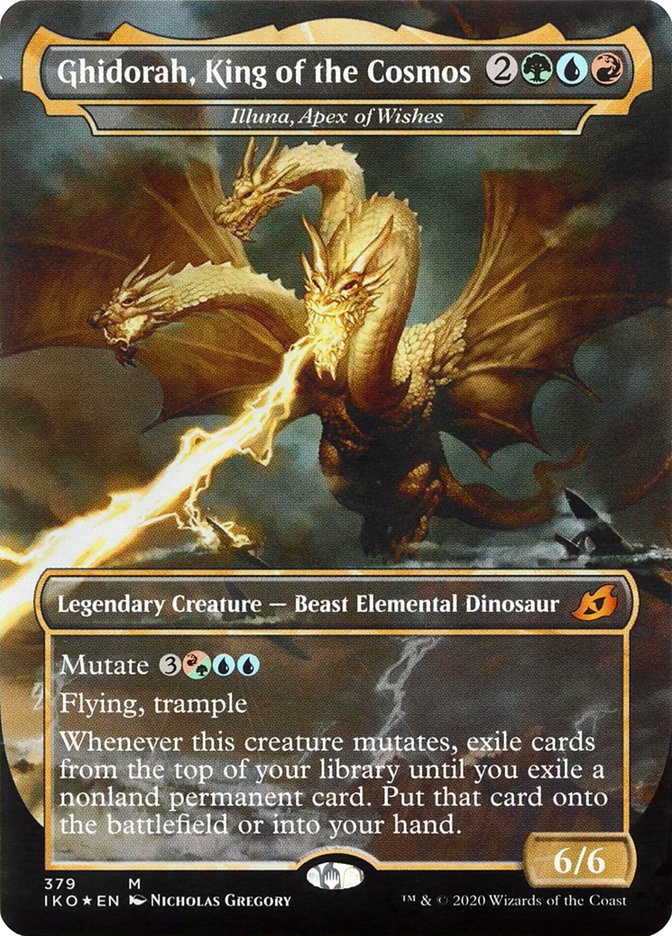 Ghidora, King of the Cosmos - Illuna, Apex of Wishes 379/274 (Ikoria: Lair of Behemoths) 