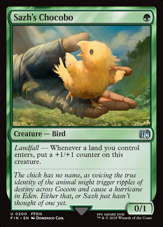 Sazhs Chocobo 200 (FINAL FANTASY)  - Foil