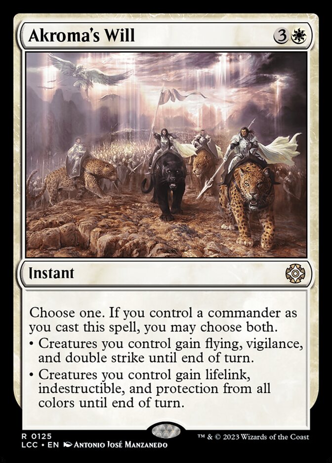 Akromas Will 125 (Commander: The Lost Caverns of Ixalan) 
