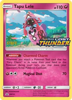 Tapu Lele Prerelease Staff SM152 (SM Promos)  - Holofoil