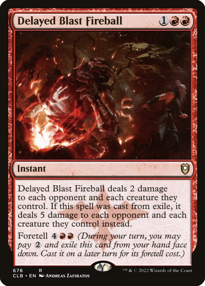 Delayed Blast Fireball 676 (Commander Legends: Battle for Baldur's Gate) 