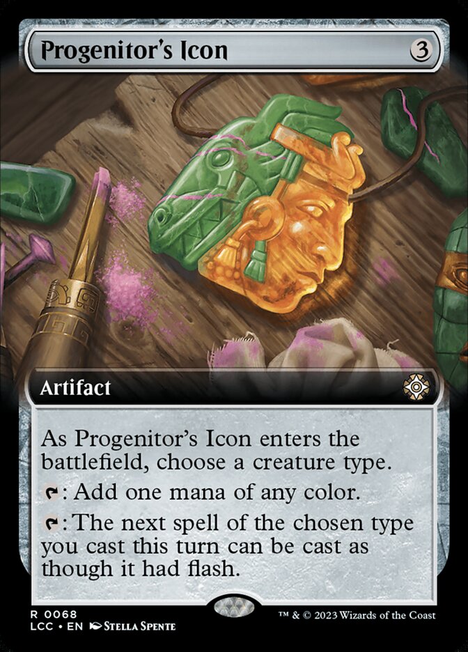 Progenitor's Icon 68/370 (Commander: The Lost Caverns of Ixalan)  - Extended Art