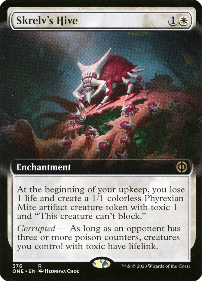 Skrelv's Hive 376 (Phyrexia: All Will Be One)  - Extended Art
