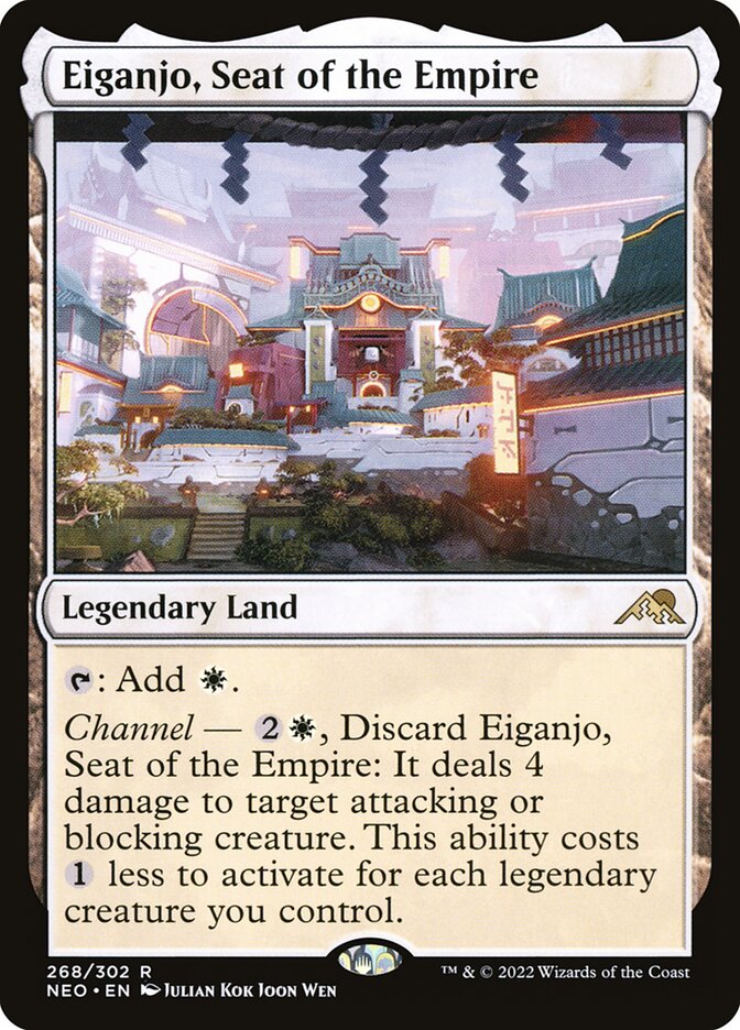 Eiganjo, Seat of the Empire 268/302 (Kamigawa: Neon Dynasty)  - Foil