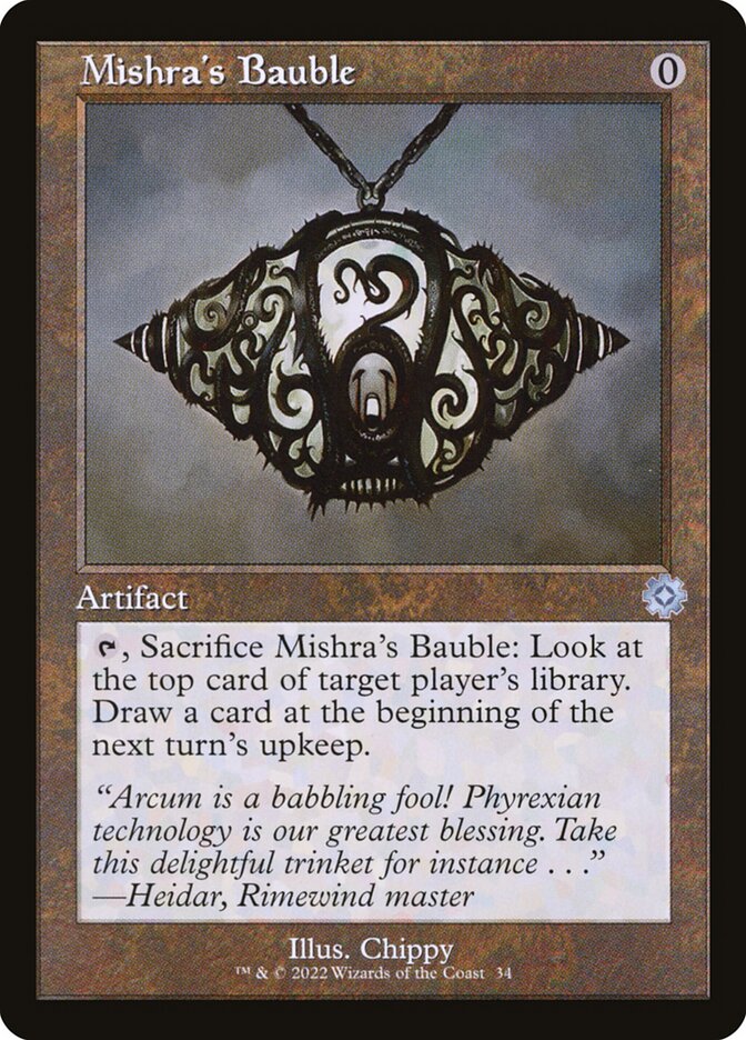 Mishra's Bauble 34/63 (The Brothers' War: Retro Frame Artifacts) 